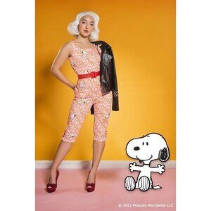 SARSPARILLY X PEANUTS Best Friends Forever Romper‎ Size Medium